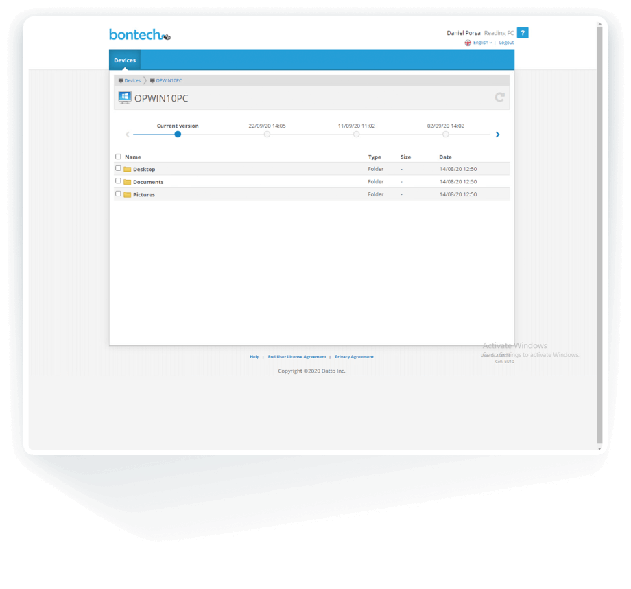 month versioning