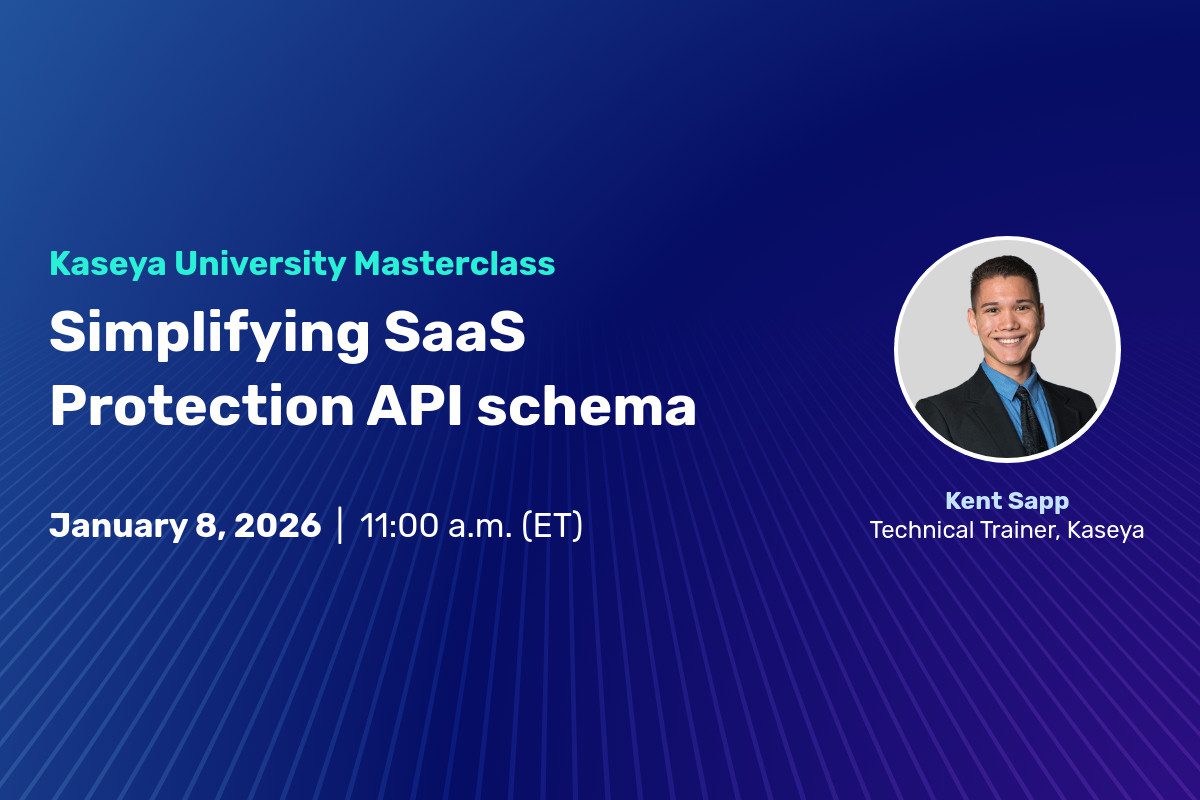 Simplifying SaaS Protection API schema | Datto
