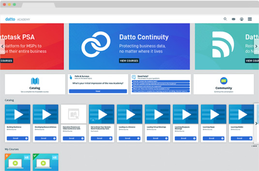 Datto Academy Dashboard