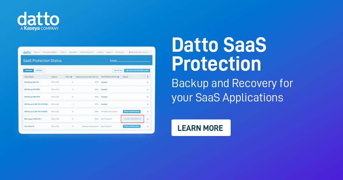 Saas Backup Recovery Datto Saas Protection For M365 Google Workspace Saas Backup Recovery Datto Saas Protection For M365 Google Workspace
